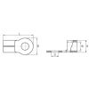 КВТ Наконечник медный под пайку ПМ 10–6 (мин партия 100 шт.) 48881 KVT