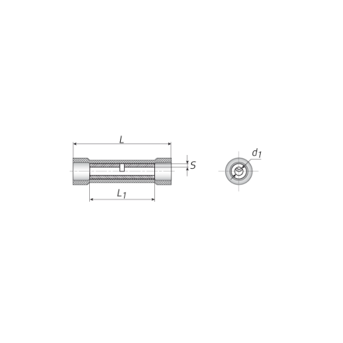 КВТ Гильза соединительная ГСИ 6.0 (мин партия 500 шт.) 47520 KVT