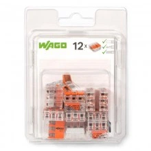КВТ Набор клемм рычажковых Wago 221–412 76086 (цена за уп.) KVT
