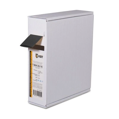 КВТ Термоусаживаемя трубка в евро-боксе Т-BOX-20/10 (черная) 65634 KVT