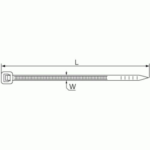 КВТ Стяжка кабельная КСС 5х300 желтая 61331 (цена за уп.) KVT