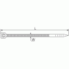 КВТ Стяжка кабельная КСС 4х150 синяя 49442 (цена за уп.) KVT