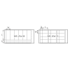 КВТ Стикеры маркировочные MS 20х13 (мин партия 10 шт.) 65772 KVT