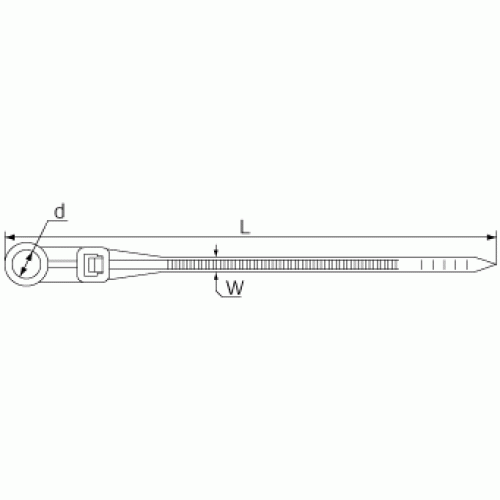 КВТ Стяжки нейлоновые КСО 4.3х220 50690 (цена за уп.) KVT