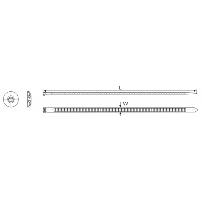КВТ Стяжка нейлоновая КСК 7.5х250 68098 (цена за уп.) KVT КВТ Стяжка нейлоновая КСК 7.5х250 68098 (цена за уп.) KVT