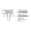 КВТ Комплект адаптеров РИКС 150-240 78541 KVT