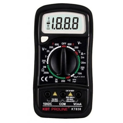 КВТ Мультиметр цифровой KT 838 "PROLINE" 79128 KVT
