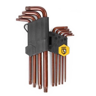 КВТ Набор ключей TORX КТ-9s (Т10-Т50) 82178 KVT КВТ Набор ключей TORX КТ-9s (Т10-Т50) 82178 KVT