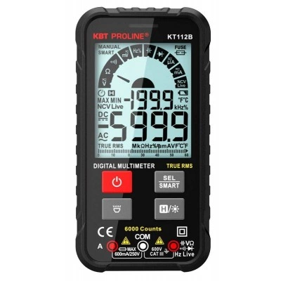 КВТ Мультиметр цифровой SMART KT 112В "PROLINE" 86326 KVT