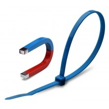 КВТ Стяжки кабельные КСС "Magnetic" 2.5х100 (син) (100 шт.) Fortisflex 87102 KVT