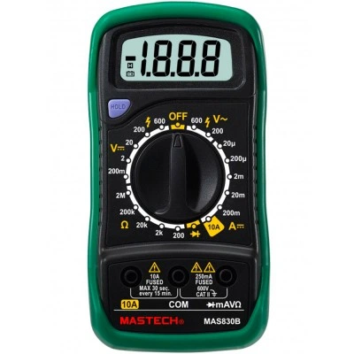 КВТ Мультиметр цифровой Mastech MAS 830B 57761 KVT