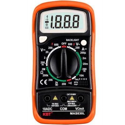 КВТ Мультиметр цифровой MAS830L 70475 KVT